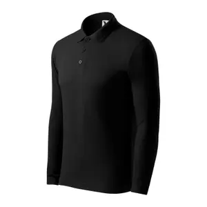 Long Sleeve Pique Knit Polo Malfini 221 image-2
