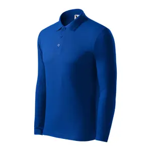 Long Sleeve Pique Knit Polo Malfini 221 image-2