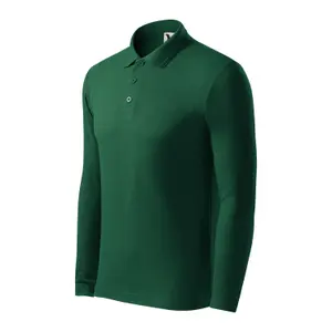 Long Sleeve Pique Knit Polo Malfini 221 image-1