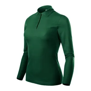 Women's Long Sleeve Piqué Polo Malfini 221 image-1