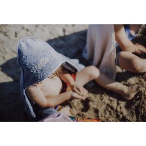 Bambusowy ręcznik z kapturem dla dzieci Malomi Kids Hello image-4