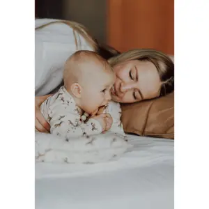 Śpiworek z długim rękawem - zalecany dla niemowląt w wieku 0-4 miesięcy Malomi Kids image-1
