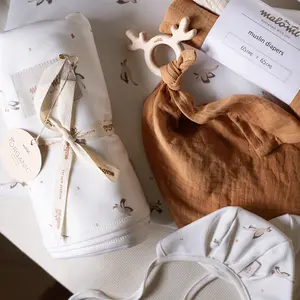 Soft muslin teething toy Malomi Kids image-2