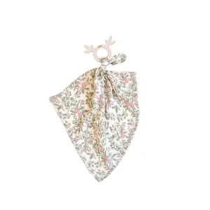 Bamboo baby teething ring and diaper set Malomi Kids image-0