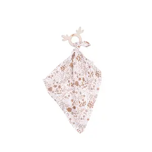 Bamboo baby teething ring and diaper set Malomi Kids image-0