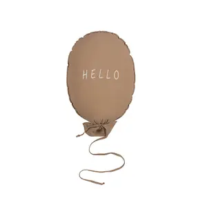 Μαξιλάρι μπαλόνι Malomi Kids Hello Ecru image-0