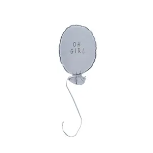 Μαξιλάρι μπαλόνι Malomi Kids Oh Girl Graphite image-0