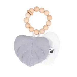 Plush teething toy leaf Malomi Kids image-0