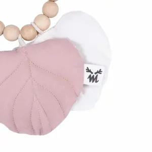 Plush teething toy leaf Malomi Kids image-1