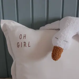 Oreiller en coton lavé bébé Malomi Kids Oh Girl image-2