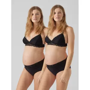 Höschen aus Spitze, Damen Mamalicious Heal Heal HW (x2) image-4