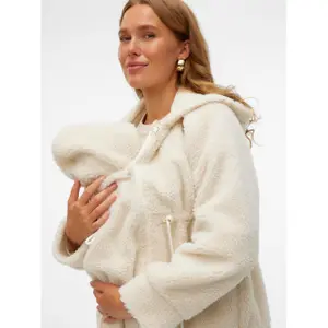 Polaire a cappuccio con zip 3 in 1 donna Mamalicious Mlrachel Noos image-4
