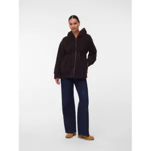 Polaire a cappuccio con zip 3 in 1 donna Mamalicious Mlrachel Noos image-3