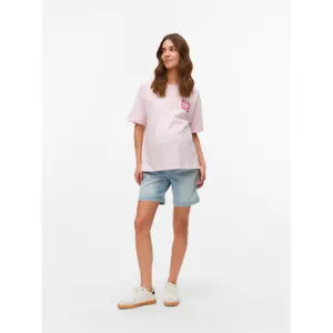 Short en jean femme Mamalicious Mloslo image-1