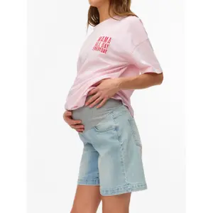 Short en jean femme Mamalicious Mloslo image-3