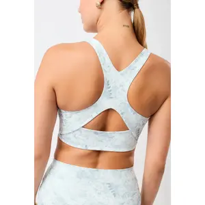 Bedruckter Sport-BH, Damen Mandala image-2
