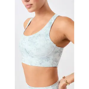 Bedruckter Sport-BH, Damen Mandala image-4