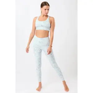 Bedruckter Sport-BH, Damen Mandala image-1