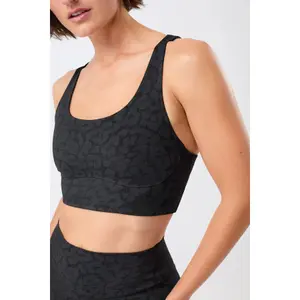 Bedruckter Sport-BH, Damen Mandala image-3