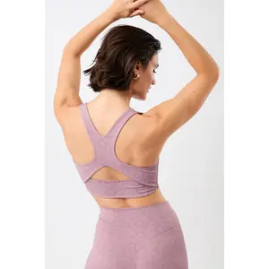 Bedruckter Sport-BH, Damen Mandala image-3