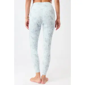 Monochrome Printed Women's Leggings Mandala image-2