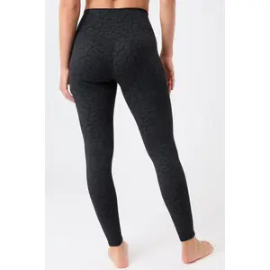 Monochrome Printed Women's Leggings Mandala image-2