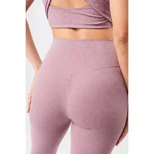 Monochrome Printed Women's Leggings Mandala image-4