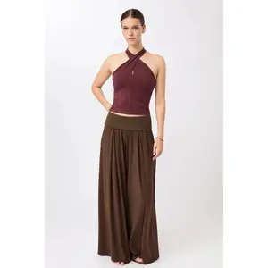 Pantalon à jambes extra-larges femme Mandala image-3