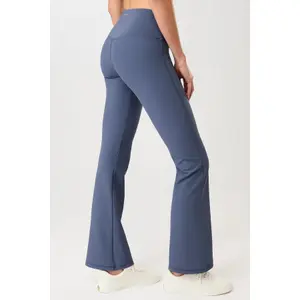 Schwangere Dehnbund-Hose Damen Mandala image-1