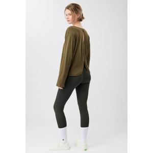 Women's long-sleeve open-back T-shirt Mandala image-3