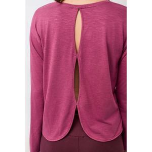 T-shirt med lange ærmer og åben ryg til kvinder Mandala image-1