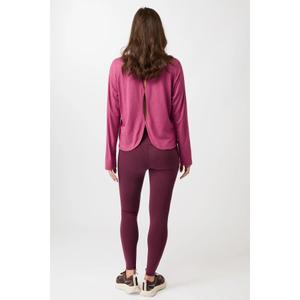 T-shirt med lange ærmer og åben ryg til kvinder Mandala image-4