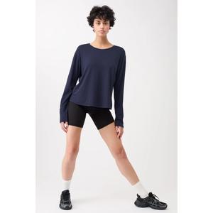 T-shirt med lange ærmer og åben ryg til kvinder Mandala image-3