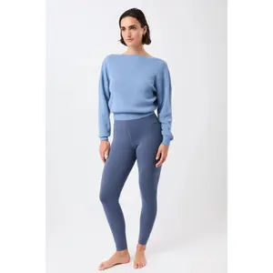 Damenpullover mit Knotendetail vorne Mandala image-4