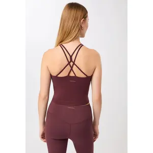 Frauen Top mit gekreuztem Trägerdesign Mandala Cross image-1