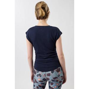 T-shirt z falbanami po bokach dla kobiet Mandala image-1