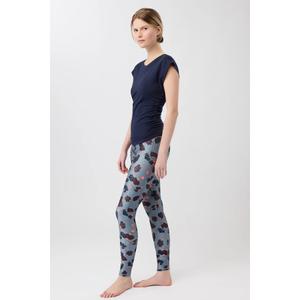 T-shirt z falbanami po bokach dla kobiet Mandala image-4