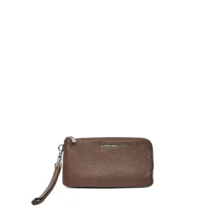 Porte-monnaie double compartiment en cuir femme Mandarina Duck image-0