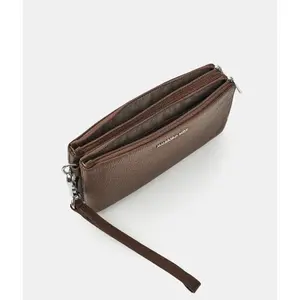 Porte-monnaie double compartiment en cuir femme Mandarina Duck image-3