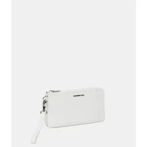Porte-monnaie double compartiment en cuir femme Mandarina Duck image-1