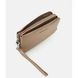 Porte-monnaie double compartiment en cuir femme Mandarina Duck image-3