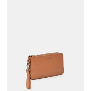 Porte-monnaie double compartiment en cuir femme Mandarina Duck image-1