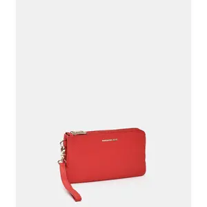 Porte-monnaie double compartiment en cuir femme Mandarina Duck image-1