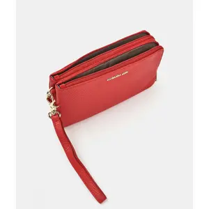 Porte-monnaie double compartiment en cuir femme Mandarina Duck image-3