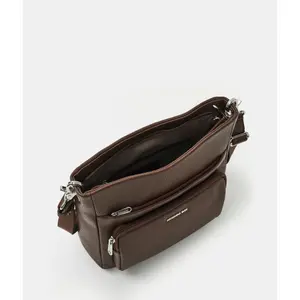 Sac bandoleira em couro de vitelo Mandarina Duck Mellow image-3