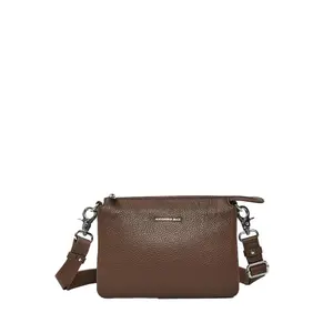 Leather shoulder bag Mandarina Duck Mellow image-0