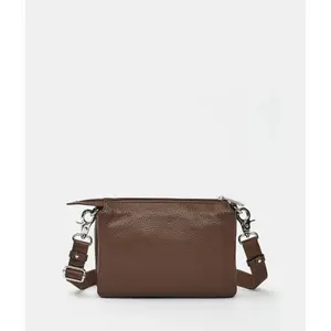 Leather shoulder bag Mandarina Duck Mellow image-1