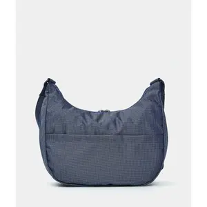 Expandable Shoulder Bag with Closure Mandarina Duck Hobo image-1