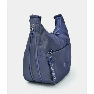 Expandable Shoulder Bag with Closure Mandarina Duck Hobo image-3