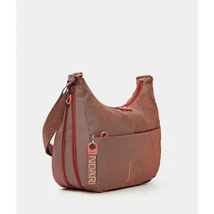 Expandable Shoulder Bag with Closure Mandarina Duck Hobo image-2